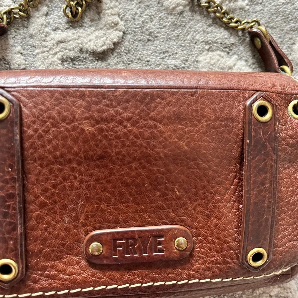 Brown Leather Crossbody Bag - Picture 2 of 6